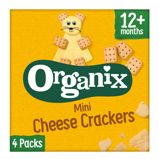 Κράκερς Τυριού ΒΙΟ+12μ (4x20γρ)