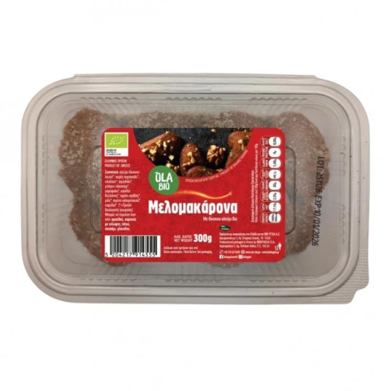 Μελομακάρονα Χ/Ζ με δίκοκκο σιτλαρι 250gr BIO