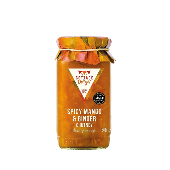 Spicy Mango & Ginger Chutney Cottage Delight 340gr
