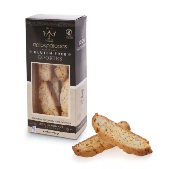 Cantuccini με Αμύγδαλο Χ.ΓΛ 120γρ