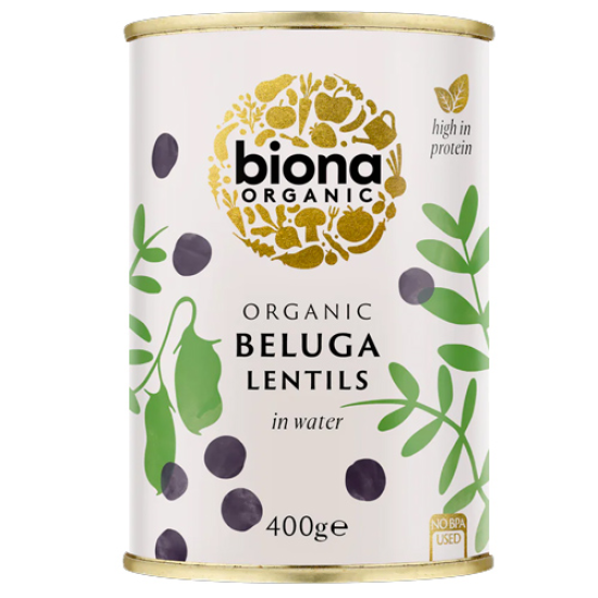 Μαύρες Φακές Beluga(έτοιμες σε νερό) BIO 400g