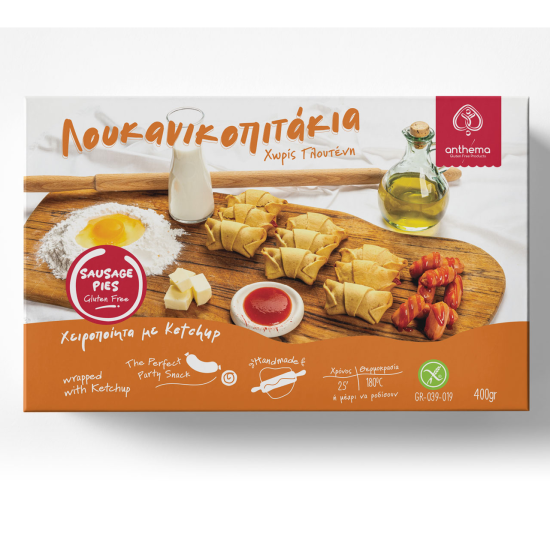 Λουκανοπιτακια Χ.ΓΛ 9τεμ 450γρ Anthema