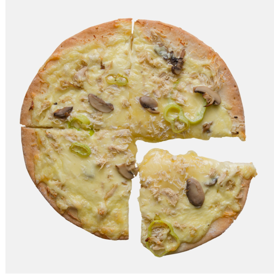 Πίτσα Χ.ΓΛ ΚΤΨ Κοτόπουλο-Τυρί κρέμα 500γρ