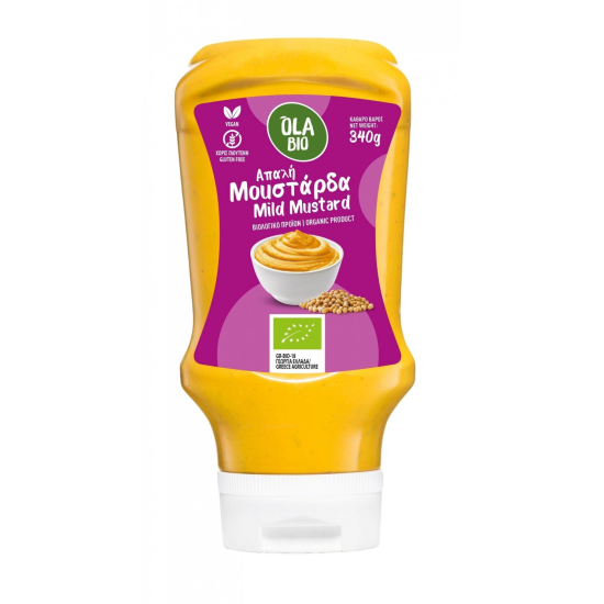 Μουστάρδα Απαλή ΒΙΟ 340g Ola-bio