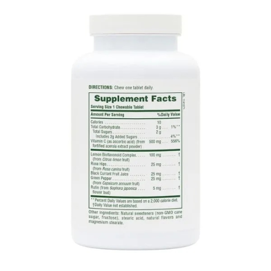 Acerola Chewable 500mg 90tabs Natures Plus