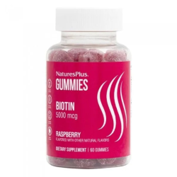 Βιοτίνη 5000mcg (60ζελεδάκια με γεύση raspberry)