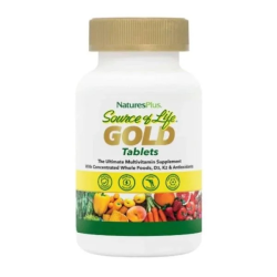 Source of life GOLD(Πολυβιταμινούχο συμπλ. με ολόκληρα τρόφιμα,D3,K2 & αντιοξειδ.) 30tabs