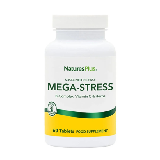 Mega-Stress (συμβάλει στη διαχείριση του στρες) 60caps Natures Plus
