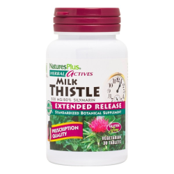 HERBAL ACTIVES Milk Thistle Extended Release 500mg 30tabs NATURES PLUS