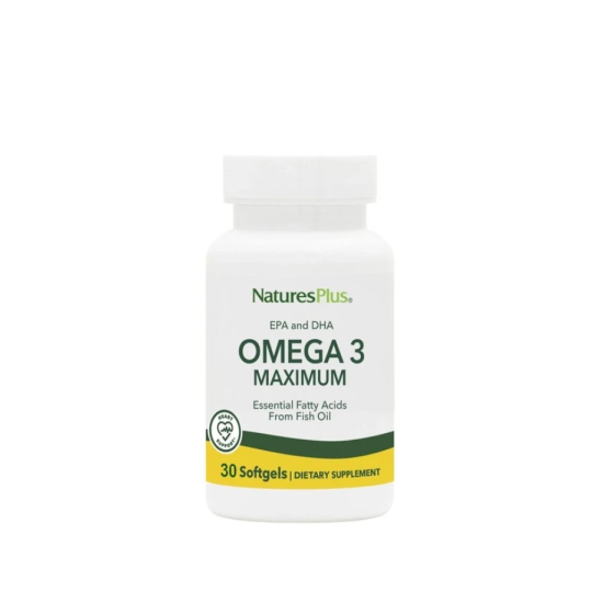 Omega3 Maximum 30ζελεδάκια Natures Plus