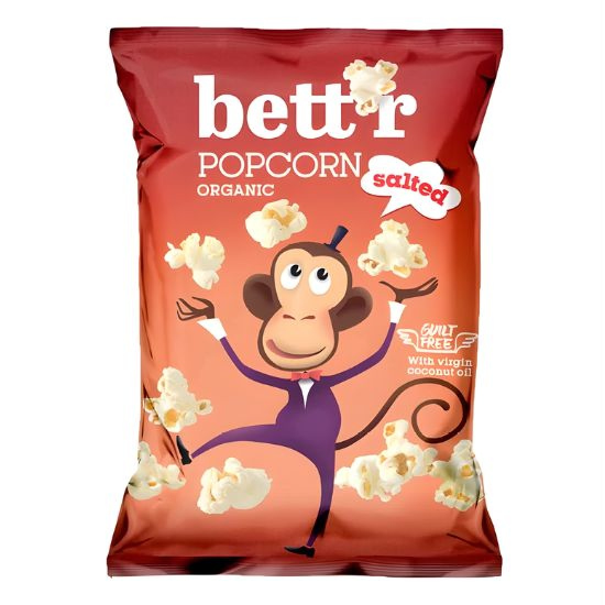 Popcorn ΒΙΟ με Αλάτι (60γρ)