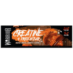 Πρωτεϊνική μπάρα με κρεατίνη Salted Caramel Brownie Warrior 75g