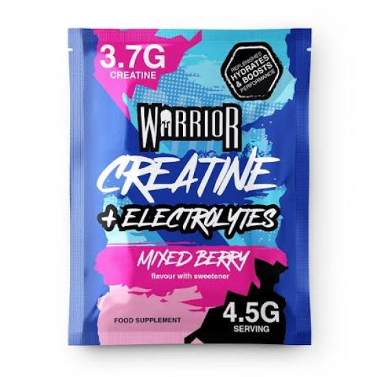 Creatine Plus με ηλεκτρολύτες Mixed Berry Warrior 9g