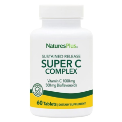 Βιταμίνη C SuperC Complex( παρατεταμένης αποδέσμευσης) 1000mg+500mg Bioflavonoids 60caps