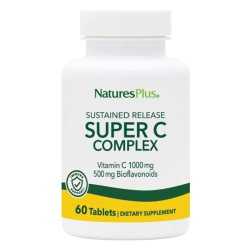 Βιταμίνη C SuperC Complex( παρατεταμένης αποδέσμευσης) 1000mg+500mg Bioflavonoids 60caps