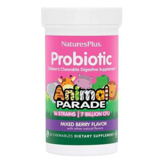 Παιδικά προβιοτικά Mixed Berry Flavor 30 μασώμενες ταμπλέτες Natures Plus