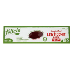 Σπαγγέτι κόκκινης φακής FELICIA BIO Χ/ΓΛ 250g