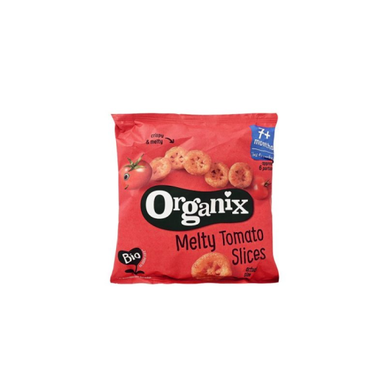 Σνακ Καλαμποκιού με Τομάτα & Καρότο 'Melty Tomato Slices' +7μ (20γρ)
