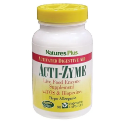 ACTI-ZYME 90caps NaturesPlus (πεπτικά ένζυμα,ιδανικό για πέψη)