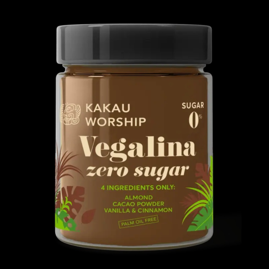 ΒΙΟ Πραλίνα Αμυγδάλου 0% Sugar Vegalina Kakau Worship 350g