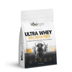 Πρωτεΐνη ultra whey triple power με γάλα γαϊδούρας 500g Βιολόγος