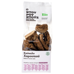 Ντουρουντούς  Βιολογικό καυκαλο χαρουπιου 600γρ