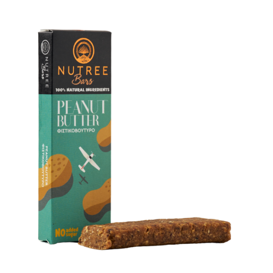 Ενεργειακή μπάρα φυστικοβούτυρο Nutree 50γρ Χ.ΓΛ