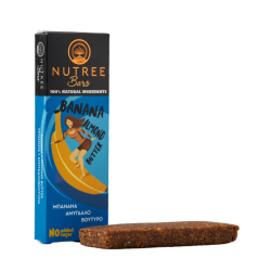 Ενεργειακή μπάρα μπανάνα-αμυγδαλοβούτυρο Nutree 50γρ Χ.ΓΛ