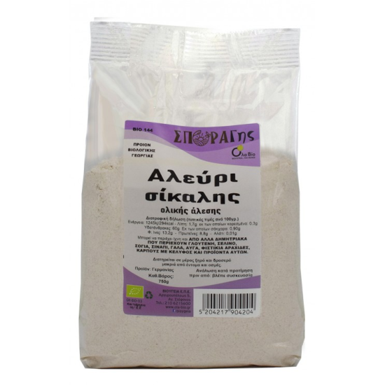 Αλεύρι σίκαλης ολικής Ola-Bio 750gr