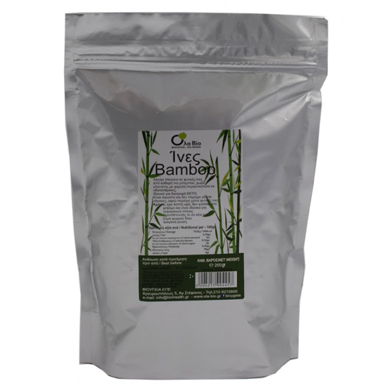 Ίνες Bamboo (αλεύρι) Ola-Bio 200gr Ίνες Bamboo (αλεύρι) Ola-Bio 200gr