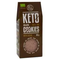 Μπισκότα με κακάο Keto (χωρίς αυγά, προσθήκη ζάχαρης) Mipama 80γρ