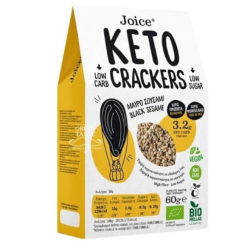 Κράκερς με μαύρο σουσάμι Keto (χωρίς φοινικέλαιο) Joice 60γρ