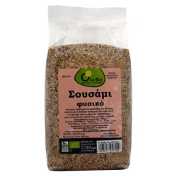 Σουσάμι αναποφλοίωτο καφέ Ola-Bio 400gr
