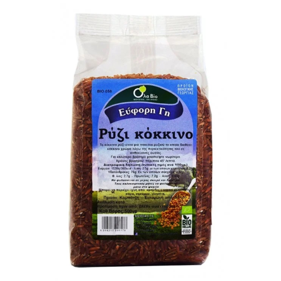 Ρύζι κόκκινο Ola-Bio 500gr