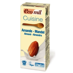 Κρέμα μαγειρικής αμυγδάλου  Ecomil 200ml