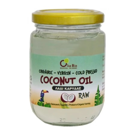 Λάδι καρύδας raw Ola-Bio 200ml Λάδι καρύδας raw Ola-Bio 200ml