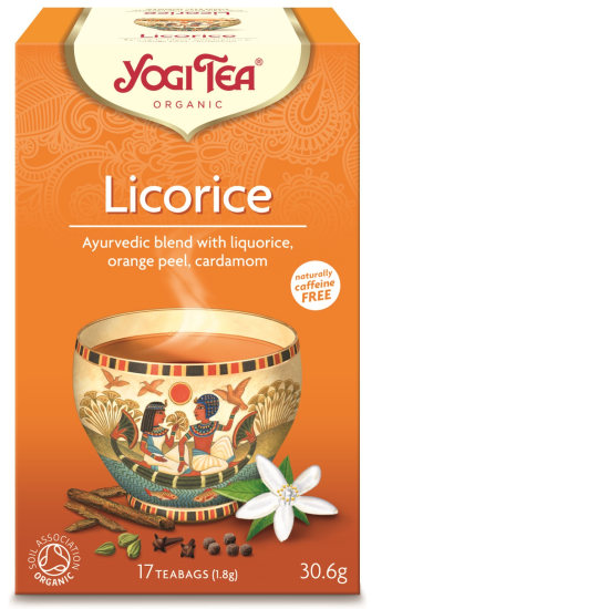 Yogi tea licorice (Αιγυπτιακό ρόφημα με γλυκόριζα) YogiTea 17φακ Yogi tea licorice (Αιγυπτιακό ρόφημα με γλυκόριζα) YogiTea 17φακ