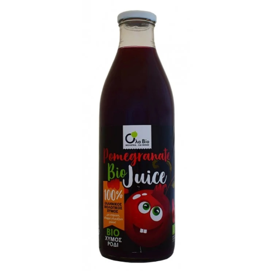 Χυμός ρόδι 100% μεγάλο Ola-Bio 1Lt