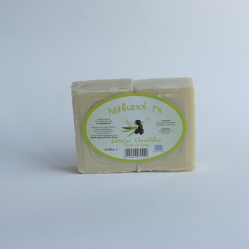 Λευκό σαπούνι Λεσβιακή Γη 2*100gr