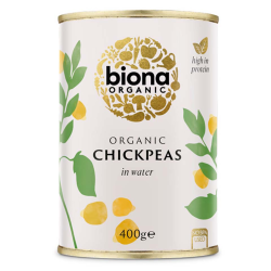 Ρεβύθια έτοιμα, σε Νερό BIONA 400gr