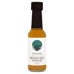 Brown Rice Vinegar, Ξύδι φυσικής ζύμωσης από σκούρο Ρύζι CLEARSPRING 150ml