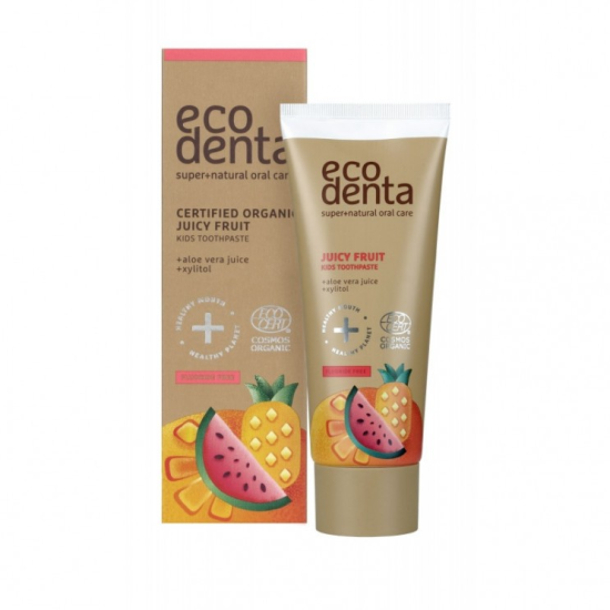 Οδοντόκρεμα για παιδιά με φρούτα Eco Denta 75γρ Οδοντόκρεμα για παιδιά με φρούτα Eco Denta 75γρ