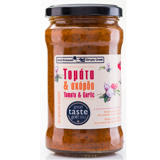 Σάλτσα τομάτας με σκόρδο Simply Delicious 280gr Σάλτσα τομάτας με σκόρδο Simply Delicious 280gr