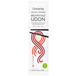 Noodles Udon Σιταριού με καστανό Ρύζι  CLEARSPRING 200gr