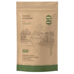 Βιολογικό Ρόφημα Κακάο 60% με Κάρδαμο Kakau Worship 150g