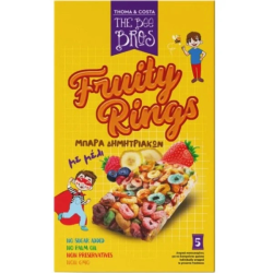 Μπάρα Δημητριακών με Μέλι Fruity Rings The Bee Bros