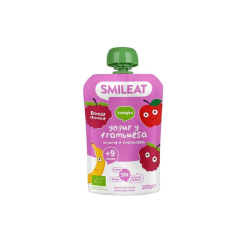 Πουρές Φρούτων Γιαούρτι-Σμέουρο BIO SMILEAT 100g