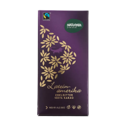 Βιολογική Σοκολάτα Μαύρη 100% Κακάο Naturata 80g