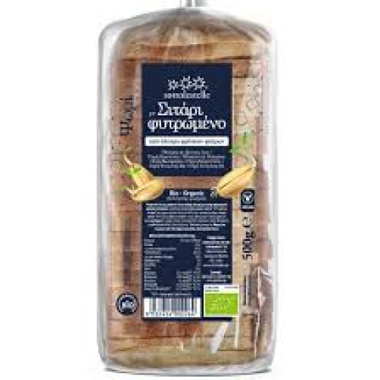 Βιολογικό Ψωμί Τοστ από Φυτρωμένο Σιτάρι Sottolestelle 500g Βιολογικό Ψωμί Τοστ από Φυτρωμένο Σιτάρι Sottolestelle 500g