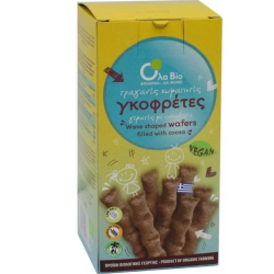 Βιολογικές Γκοφρέτες με Σοκολάτα Vegan 140g